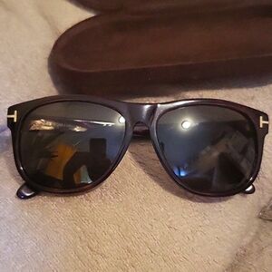 Tom Ford Oliver Tortoise Brown Sunglasses Men's Unisex